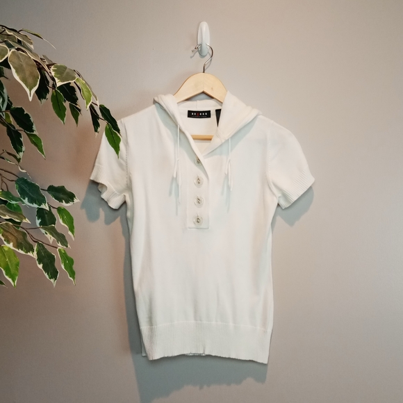 Axcess // Vintage Short Sleeve Hoodie - Picture 1 of 3